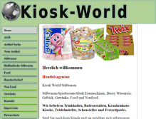 Tablet Screenshot of kiosk-world.de